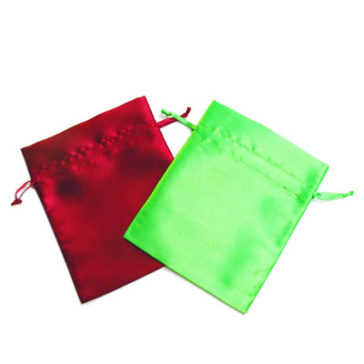 satin drawstring jewelry pouches