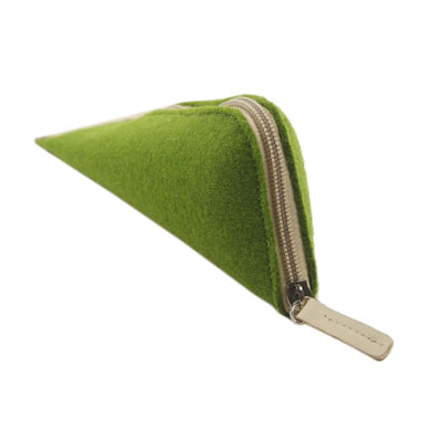 triangle felt pencil case