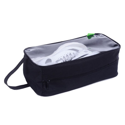 Clear window gym shoes travel bag