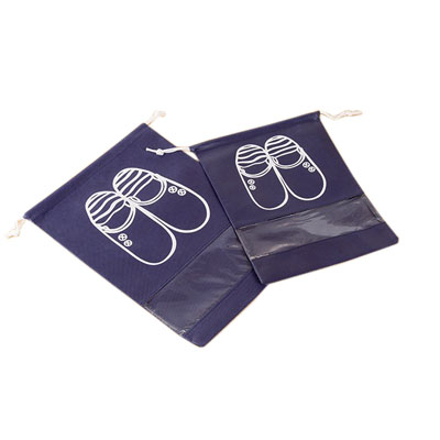 cheap polyester drawstring shoe bag