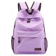 Casual solid color Oxford school backpack