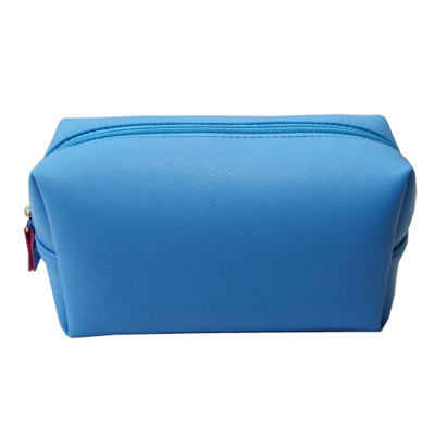 small PVC leather toiletry bag