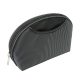 shell shape cosmetic bag in stripe nylon