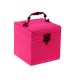 Pink velvet small cosmetic case