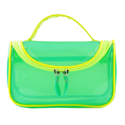 Colorized clear PVC cosmetic bag toilet bag