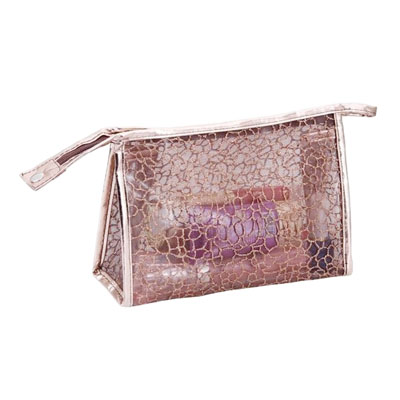 Clear PVC lace cosmetic bag