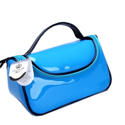 bright pu cosmetic bag