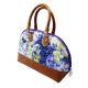 Flower Print Stitching Shell Lady Handbag