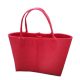 Chinese red new style felt shopping tote bag