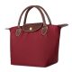 Foldable handle tote shopping bag