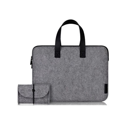 Felt Laptop Bags with Mouse Separate Bags