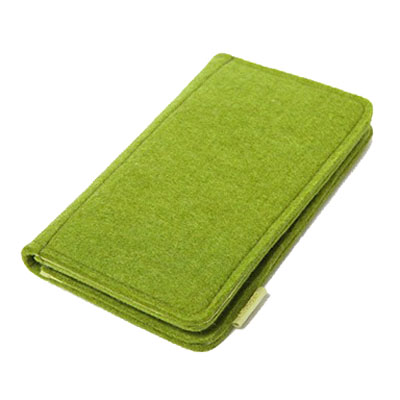 Felt two fold wallet phone wallet