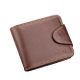 Tri fold men PU leather short wallet