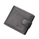 Fake leather multi-card short wallet for men