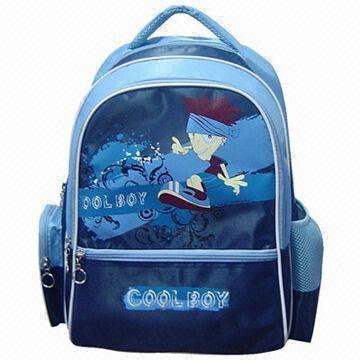 cartoon printing school bags for boy