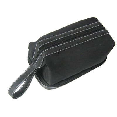 Fashion classic cosmetic bags with iron wire