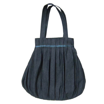 Jeans/Canvas folded shopping handbag for women/girls/ladies