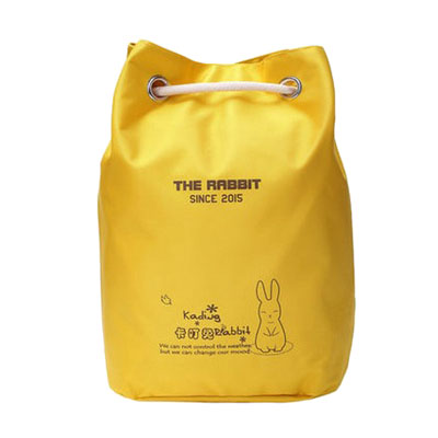 Golden Barrel Drawstring Backpack