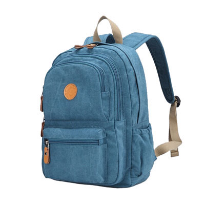 Quality fashion teen canvas backpack